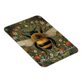 パーソナライズされたニホンミツバチ ボヘミアンスタイルの植物ウェディング マグネット (右側)