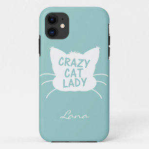 パーソナライズされたネコの女 iPhone 11 ケース