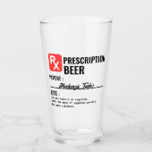 パーソナライズされたノベルティ処方飲料 タンブラーグラス (正面)