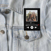 パーソナライズされたノベルティMusic Playerの写真テーマ 缶バッジ (インサイチュ)