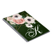 パーソナライズされたノートブックジオメトリックガーデンバラハンテ ノートブック (右側)