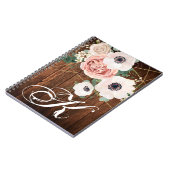 パーソナライズされたノートブックジオメトリックガーデンバラバーン ノートブック (左側)