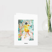 パーソナライズされたノート サンキューカード (裏面)