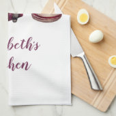 パーソナライズされたノームの焼き菓子 キッチン雑貨 かわいい ファンタジー キッチンタオル (四つ折り)