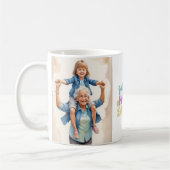 パーソナライズされたハッピーイースター写真マグッカスタムグ – Gift コーヒーマグカップ (左)