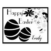 パーソナライズされたハッピーイースター ラバースタンプ (インプリント)
