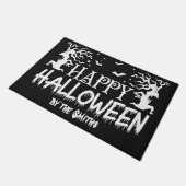 パーソナライズされたハッピーハローウィン ドアマット (アングル)