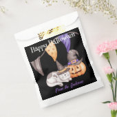 パーソナライズされたハッピーハローウィン | CAT & PUMPKIN フェイバーバッグ (封をした状態)