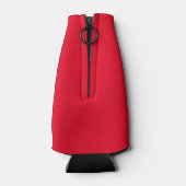 パーソナライズされたハッピーバレンタインデーカップルの写真 ボトルクーラー (裏面)