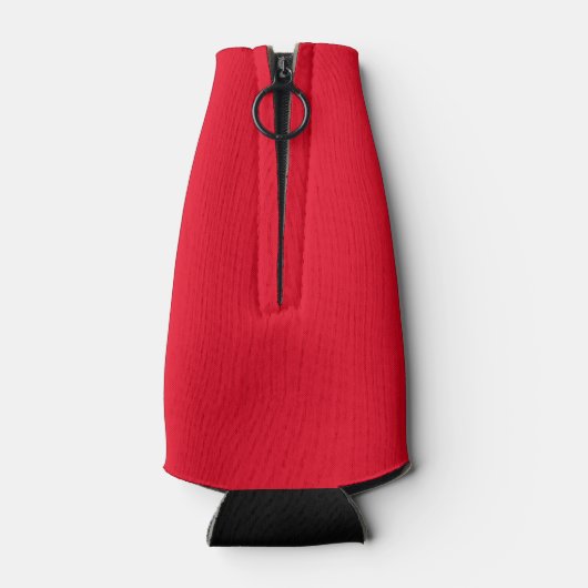 パーソナライズされたハッピーバレンタインデーカップルの写真 ボトルクーラー (裏面)