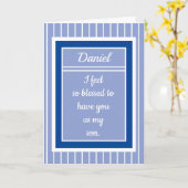 パーソナライズされたハッピーバースデーの名刺 カード (黄色い花)