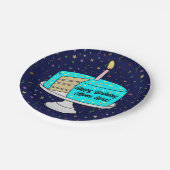 パーソナライズされたハッピーバースデーケーキ – 紙プレート ペーパープレート (アングル)