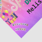 パーソナライズされたハッピーバースデーティッシュペーパー 薄葉紙 (詳細)