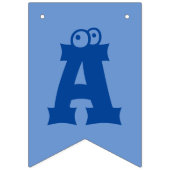 パーソナライズされたハッピーバースデーハート+年齢2 バンティングフラッグ (第2の旗)