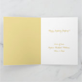 パーソナライズされたハッピーバースデービッグラージフォトカスタム カード (内部)