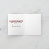 パーソナライズされたハッピーバースデーフォトラブワイア カード (内部)