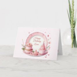 パーソナライズされたハッピーバースデープレートカード カード