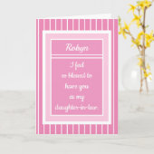 パーソナライズされたハッピーバースデー義理カード カード (黄色い花)