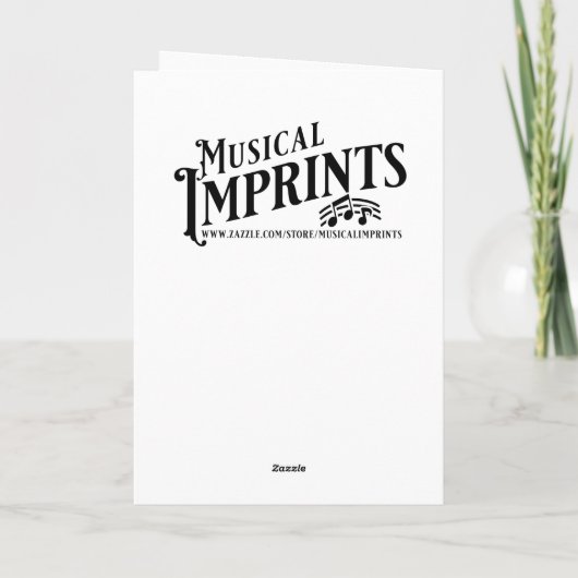 パーソナライズされたハッピーバースデー |アポップ・アートのートミュージック愛好家 カード (裏面)