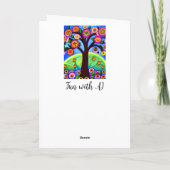 パーソナライズされたハッピーバースデー カード (裏面)