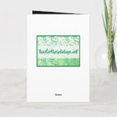 パーソナライズされたハッピーバースデー カード (裏面)