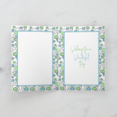 パーソナライズされたハッピーバースデー カード (内部)