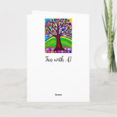 パーソナライズされたハッピーバースデー カード (裏面)