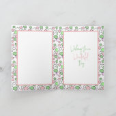 パーソナライズされたハッピーバースデー カード (内部)