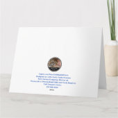 パーソナライズされたハッピーバースデー、スポーツ誕生日カード カード (裏面)