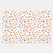 パーソナライズされたハッピーバースデー ラッピングペーパーシート (正面3)