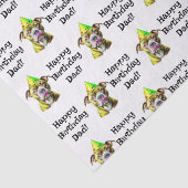 パーソナライズされたハッピーバースデー（名前の追加）ピットブル 薄葉紙 (詳細)