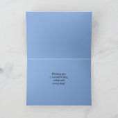 パーソナライズされたハッピーバースデー、山野花 カード (内部)