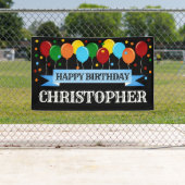 パーソナライズされたハッピーバースデー 横断幕 (インサイチュ)