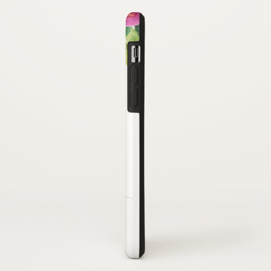 パーソナライズされたハムスターと花 Case-Mate iPhoneケース (裏面/左)