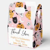 パーソナライズされたハロウィンの御馳走 フェイバーボックス (オープン)