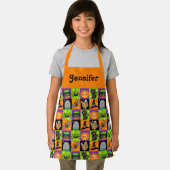パーソナライズされたハロウィン子供へエプロン エプロン (インサイチュ)