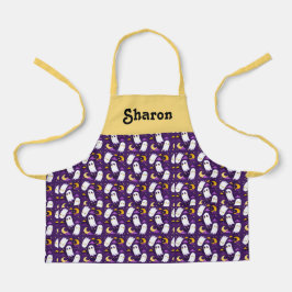 パーソナライズされたハロウィン子供へエプロン エプロン