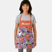パーソナライズされたハロウィン子供へエプロン エプロン (インサイチュ)