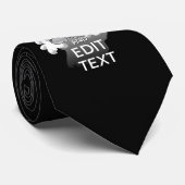 パーソナライズされたハロウィン幽霊保Calm Your Text ネクタイ (ロール)