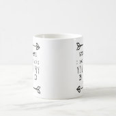 パーソナライズされたハロウィーンマグ – ブー コーヒーマグカップ (中央)