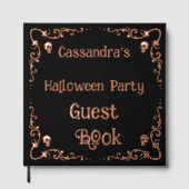パーソナライズされたハローウィンパーティ ゲストブック (正面)