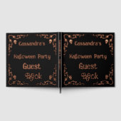 パーソナライズされたハローウィンパーティ ゲストブック (全面)