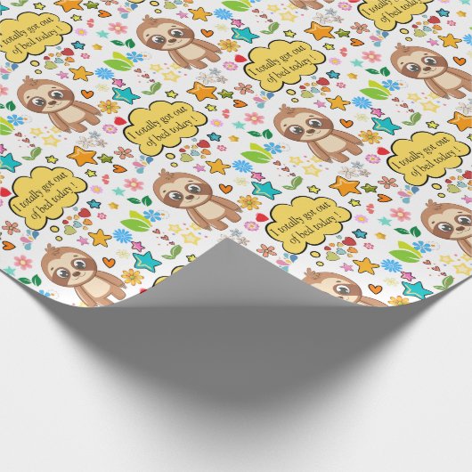 パーソナライズされたハートフローラスロスシャワーパーティー ラッピングペーパー (角)
