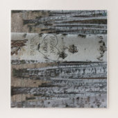 パーソナライズされたハート素朴の国名 ジグソーパズル (横)