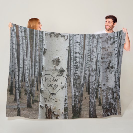 パーソナライズされたハート素朴の国名 フリースブランケット (インサイチュ)