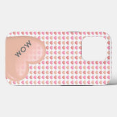 パーソナライズされたハートiPhoneケース Case-Mate iPhoneケース (裏面 (横))