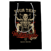 パーソナライズされたバイカー スケルトン バイク ショップ ガレージ