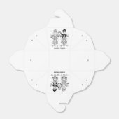 パーソナライズされたバイクもしくは自転車に乗る人バイク結婚式の引き出物ボックス フェイバーボックス (折り畳みなし)