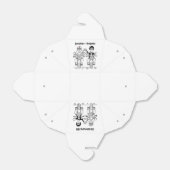 パーソナライズされたバイクもしくは自転車に乗る人バイク結婚式の引き出物ボックス フェイバーボックス (折り畳みなし)