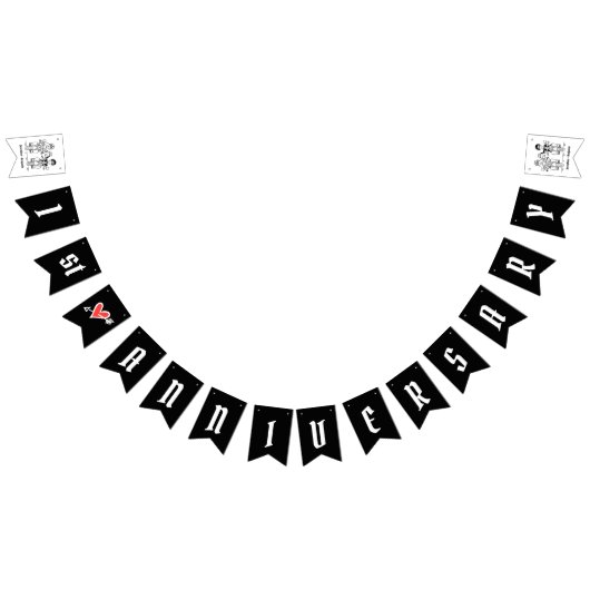 パーソナライズされたバイクもしくは自転車に乗る人結婚カップル バンティングフラッグ (全)